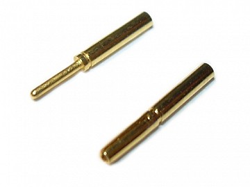 Bullet connector 0,8mm - 1 pair