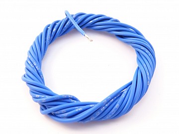 Blue wire with MPPE insulation (22 AWG)