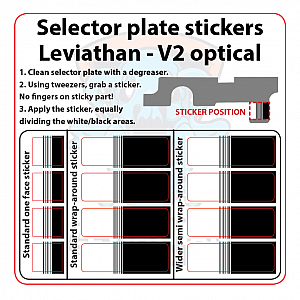 Selector plate stickers for Leviathan - V2 optical